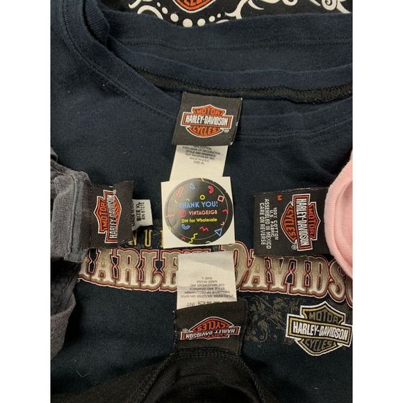 Vintage 90s 00s Harley Davidson Biker Promo Reseller Lot Of 20 Woman’s Mix SZS - Picture 2 of 5